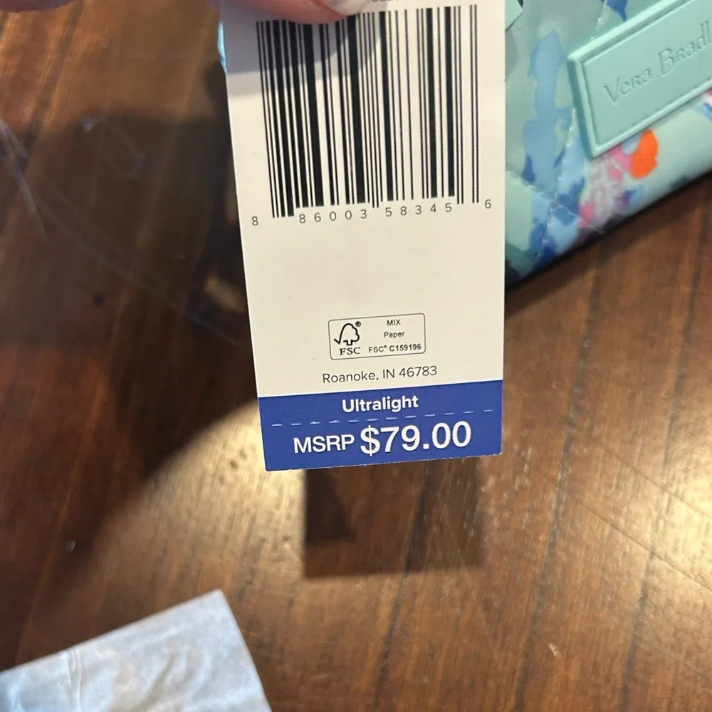 Vera Bradley Tri fold‎ wallet - Picture 4 of 9